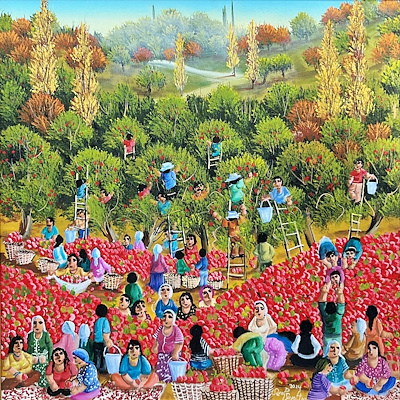 Serap Soyaltın imzalı tablo — Yağlı Boya, 50×50 cm, 65.000 TL müzayede satışı