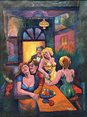 Halis Karakurt imzalı tablo — Yağlı Boya, 80×60 cm, 26.500 TL müzayede satışı