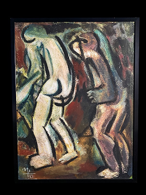 Metin Akarslan imzalı tablo — 83×63 cm, 50.000 TL müzayede satışı