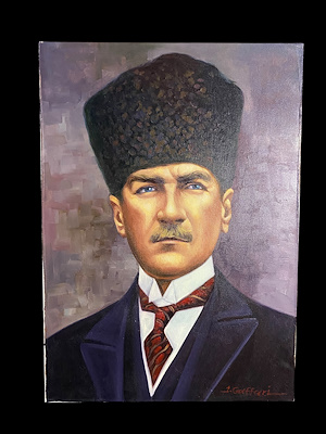 Javad Gaffari imzalı tablo — Yağlıboya, 70×50 cm, 15.050 TL müzayede satışı