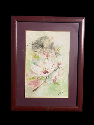 Ülkü imzalı tablo — Suluboya, 39×30 cm, 1.720 TL müzayede satışı