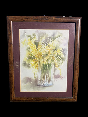 Ülkü imzalı tablo — Suluboya, 37×30 cm, 1.720 TL müzayede satışı