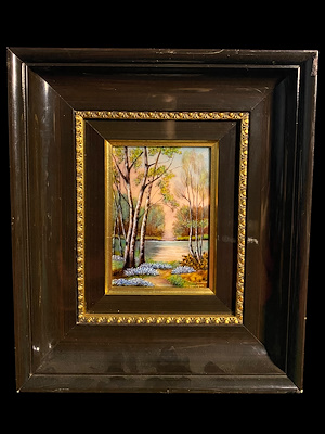 Limoges Porselen imzalı tablo — 30×26 cm, 6.520 TL müzayede satışı