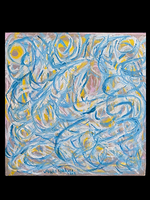Ayla Yakıcı imzalı tablo — Yağlıboya, 30×30 cm, 900 TL müzayede satışı