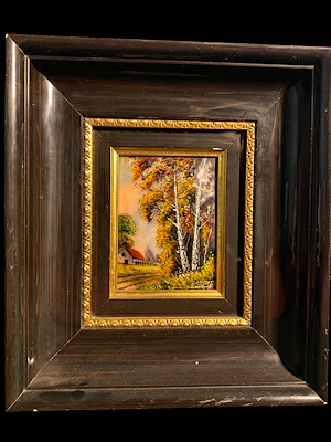 Limoges Porselen imzalı tablo — 27×24 cm, 5.510 TL müzayede satışı