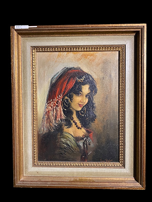 Frans Hülert imzalı tablo — Yağlıboya, 54×44 cm, 11.000 TL müzayede satışı