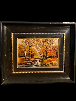 Limoges Porselen imzalı tablo — 46×38 cm, 9.530 TL müzayede satışı