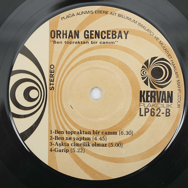 Orhan Gencebay - Ben Topraktan Bir Canım - Dönem LP | Müzayede APP