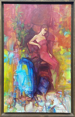 Mahir Güven imzalı tablo — Yağlı Boya, 52×80 cm, 78.000 TL müzayede satışı