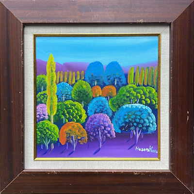 Hasan Kara imzalı tablo — Yağlı Boya, 30×30 cm, 5.750 TL müzayede satışı