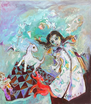 Feriha Tuğran imzalı tablo — Yağlı Boya, 55×50 cm, 31.000 TL müzayede satışı