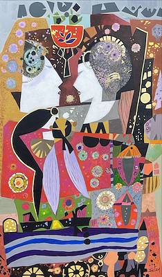 Haluk Evitan imzalı tablo — Yağlı Boya, 100×60 cm, 45.000 TL müzayede satışı