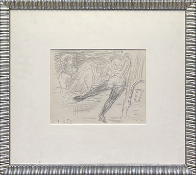 Fikret Moualla - Cataloge - imzalı tablo — 21×26.5 cm, 125.000 TL müzayede satışı