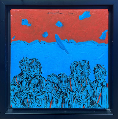 Hakan Arıkan imzalı tablo — Yağlı Boya, 30×30 cm, 9.250 TL müzayede satışı