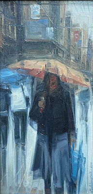 Mustafa Albayrak imzalı tablo — Yağlı Boya, 40×20 cm, 12.500 TL müzayede satışı