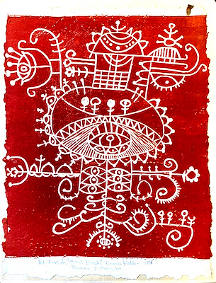 Remzi Köklü imzalı tablo — Baskı, 63×48 cm, 2.000 TL müzayede satışı