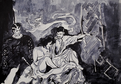 Ressam T. Duygulu imzalı tablo, 550 TL müzayede satışı