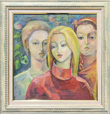 Sami Özgür imzalı tablo — Yağlı Boya, 55×55 cm, 3.000 TL müzayede satışı