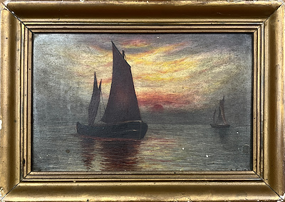 A.s. imzalı tablo — Yağlı Boya, 15×24 cm, 6.000 TL müzayede satışı