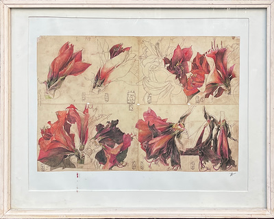 Horst Janssen imzalı tablo — Sulu Boya, 50×75 cm, 3.000 TL müzayede satışı