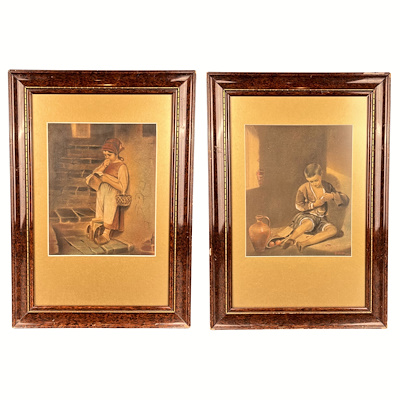 Zareh Moskofian (1898-1987) 2 Adet imzalı tablo — Karışık Teknik, 30×24 cm, 9.000 TL müzayede satışı
