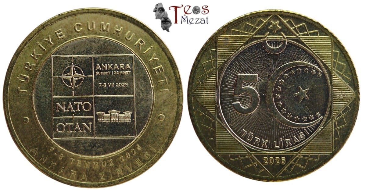 Türkiye 5 Lira, 2026-Nato Zirvesi, Türkiye 2026 | Teos Mezat