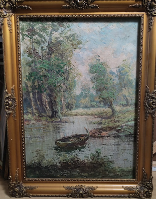 Haydar Besim Aydar imzalı tablo — Yağlıboya, 70×50 cm, 10.000 TL müzayede satışı