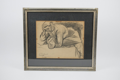 Ercüment Kalmık imzalı tablo — 29×36 cm, 25.000 TL müzayede satışı