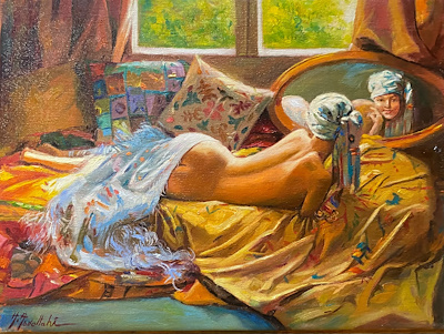 Hidayet Abdullahi imzalı tablo — Yağlıboya, 30×40 cm, 2.000 TL müzayede satışı