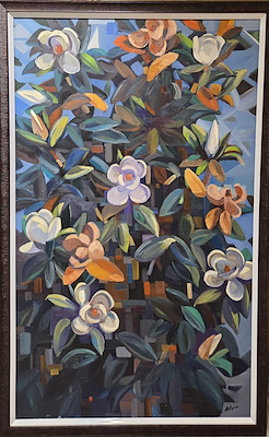 Elçin Mustafayev imzalı tablo — Akrilik, 100×80 cm, 22.500 TL müzayede satışı