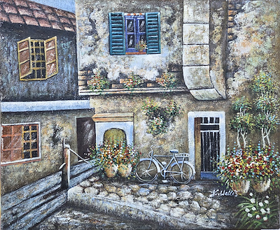 K. Walles imzalı tablo — Karışık Teknik, 50×70 cm, 3.250 TL müzayede satışı