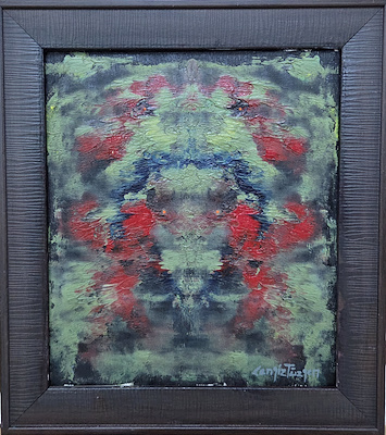 Cengiz Tüzgen imzalı tablo — Yağlıboya, 30×26 cm, 5.000 TL müzayede satışı