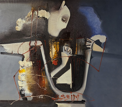 Assim Resuloğlu imzalı tablo — Yağlıboya, 90×80 cm, 25.000 TL müzayede satışı