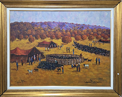 Süleyman Şahin imzalı tablo — Yağlıboya, 60×80 cm, 15.000 TL müzayede satışı