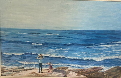 Sulhiye Çalpan imzalı tablo — Yağlı Boya, 60×42 cm, 500 TL müzayede satışı