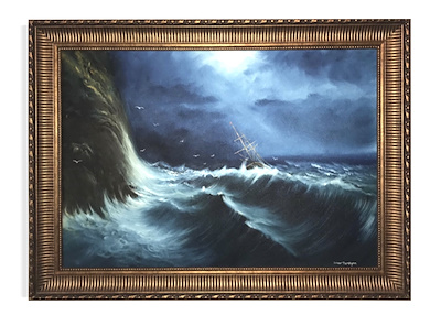 Krikor Zarifyan imzalı tablo — Yağlı Boya, 80×100 cm, 27.000 TL müzayede satışı