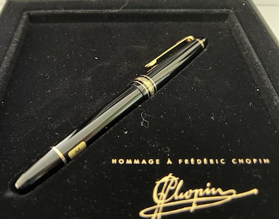 Montblanc Chopin imzalı tablo, 7.000 TL müzayede satışı