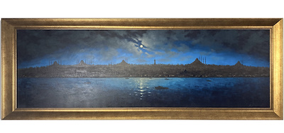 Omar Gasparyan imzalı tablo — Yağlı Boya, 60×180 cm, 23.000 TL müzayede satışı