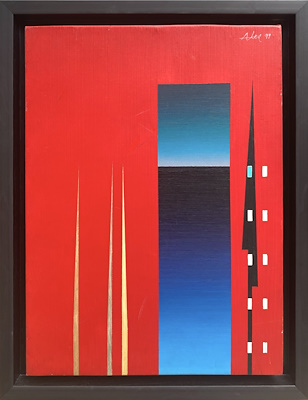 İsmail Ateş imzalı tablo — Yağlı Boya, 30×40 cm, 5.000 TL müzayede satışı