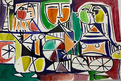 Ahmet Natik imzalı tablo — Sulu Boya, 34×50 cm, 1.000 TL müzayede satışı
