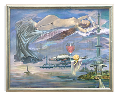 Yeşim Gali imzalı tablo — Yağlı Boya, 100×80 cm, 1.200 TL müzayede satışı