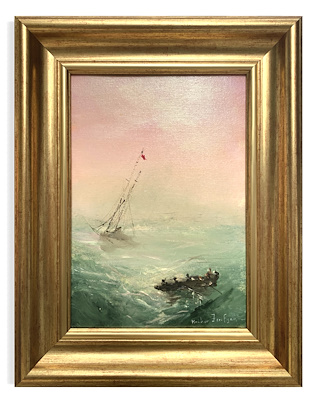 Krikor Zarifyan imzalı tablo — Yağlı Boya, 35×25 cm, 20.000 TL müzayede satışı