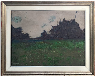 Metin Eloğlu imzalı tablo — Yağlı Boya, 60×43 cm, 7.500 TL müzayede satışı
