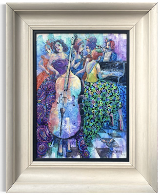 Derya Yıldız imzalı tablo — Yağlı Boya, 30×40 cm, 5.000 TL müzayede satışı