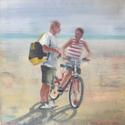 Saim Erken imzalı tablo — Yağlı Boya, 40×40 cm, 25.000 TL müzayede satışı