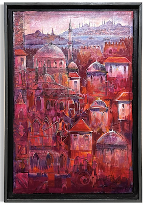 Cemal Toy imzalı tablo — Yağlı Boya, 33×23 cm, 6.500 TL müzayede satışı