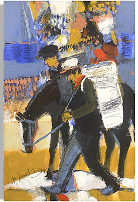 Baran Kamiloğlu imzalı tablo — Yağlı Boya, 35×20 cm, 5.000 TL müzayede satışı