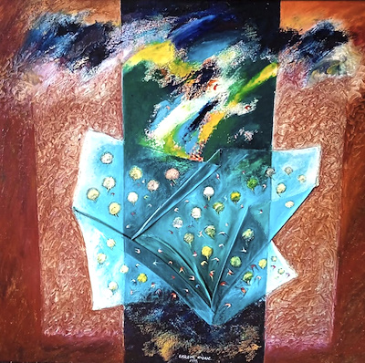 Ekrem Kadak imzalı tablo — Yağlı Boya, 100×90 cm, 50.000 TL müzayede satışı
