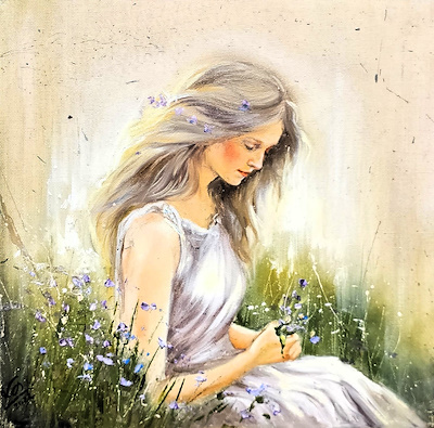 Shima Najafi imzalı tablo — Yağlı Boya, 70×70 cm, 3.500 TL müzayede satışı