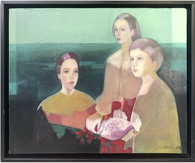 Demet Yersel imzalı tablo — Yağlı Boya, 40×50 cm, 10.000 TL müzayede satışı